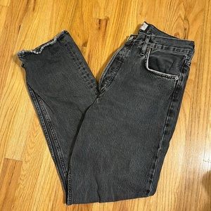 90's Pinch Waist in faded black